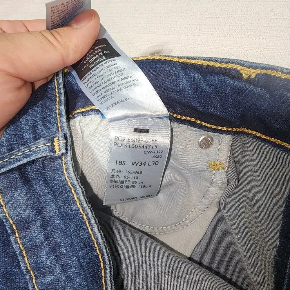 Denizen mid rise bootcut jeans 18S W34 L30 women's - Picture 7 of 7